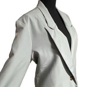 And Now This Slate Gray Boxy Blazer N0121